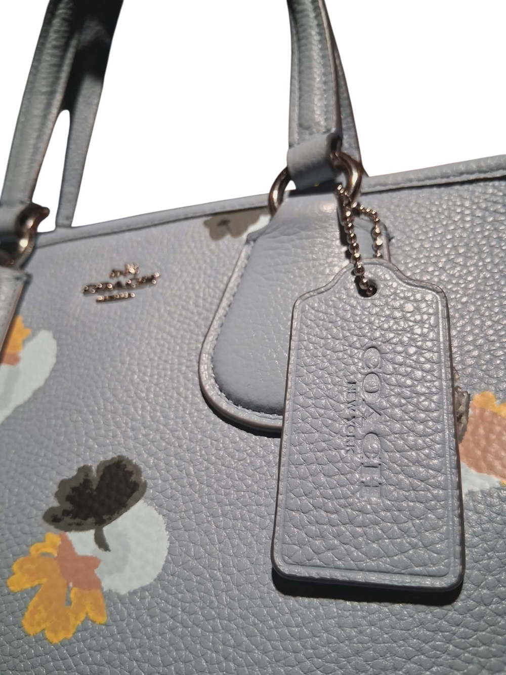 Coach Nolita Flower print Bowling bag - Picture 8 of 11